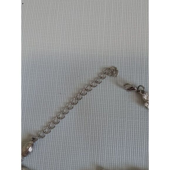 Paparazzi At Any Cost Silver Tone Gray Rhinestones Adjustable Statement Bracelet - Picture 8 of 8